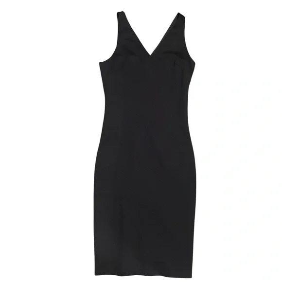 White House Black Market Aura‎ Black Sleeveless Sculpting Sheath Dress Size 4 - Picture 2 of 13